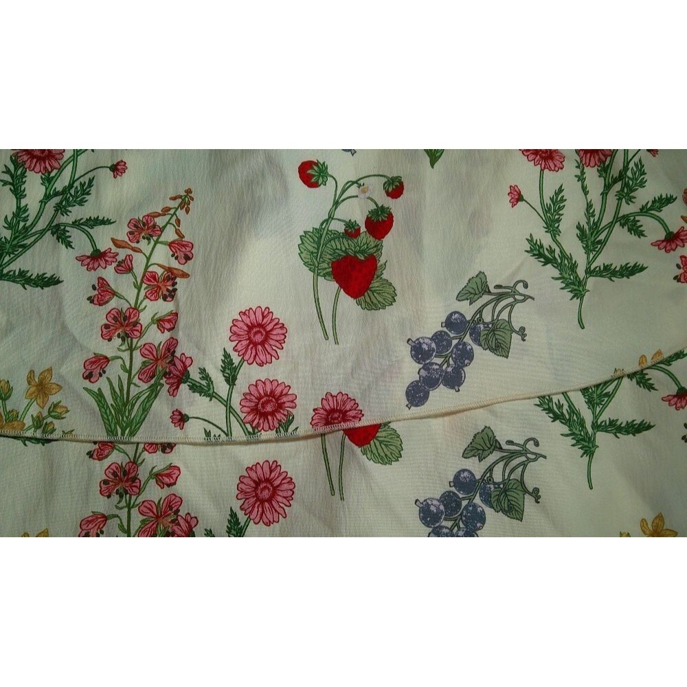 Cider Womens Mini Dress 4XL Multicolor Floral Fruit Ruffle Layered Cottagecore - Picture 4 of 5